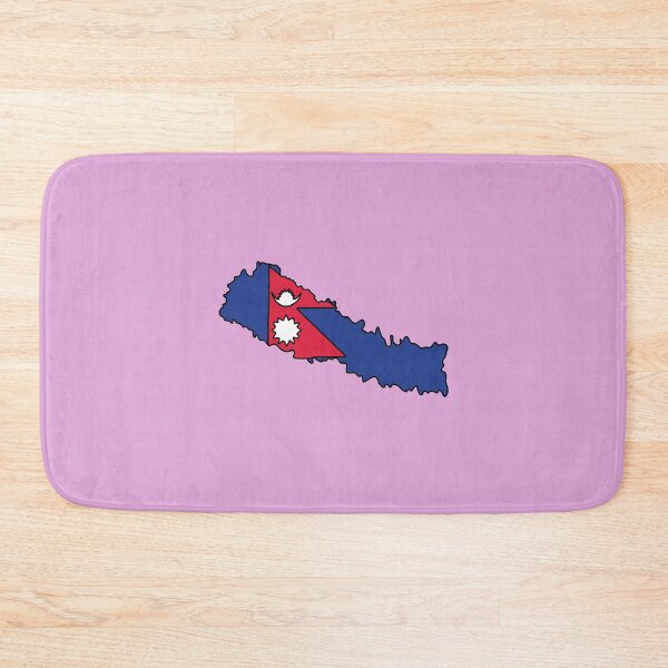 Item preview, Nepal country shape flag designed and sold by Rachael Taylor.