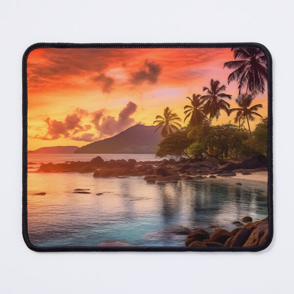 Item preview, Seychelles Sunset - Beautiful Landscape designed and sold by Jackflash2023.