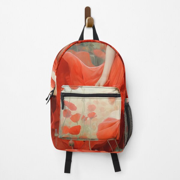 Item preview, Lady with Red Poppies designed and sold by Red Witch Art.