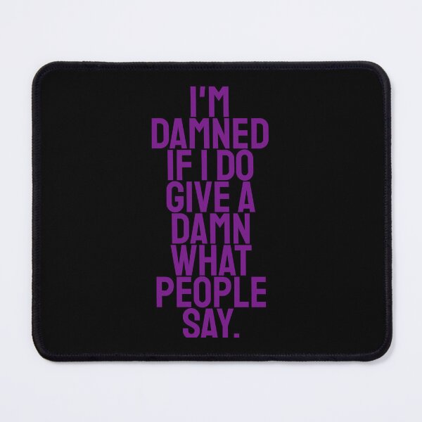 Item preview, I'm damned if I do give a damn what people say - Lavender Haze by Taylor Swift designed and sold by sorciere-bleue.