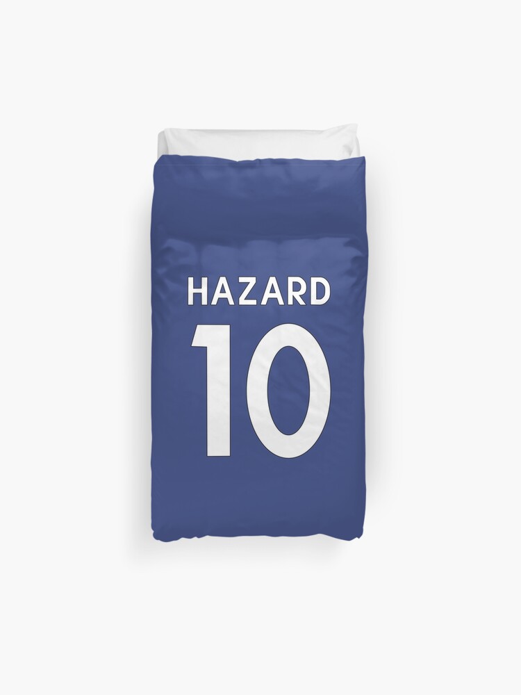 Eden Hazard Chelsea Fc Shirt Illustration Duvet Cover By