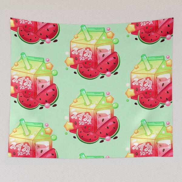 Item preview, Aesthetic Watermelon Juice Carton designed and sold by heysoleilart.
