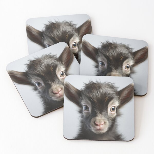 Item preview, Close-Up Photography of a Baby Goat Face designed and sold by Michele Lobgianizze.