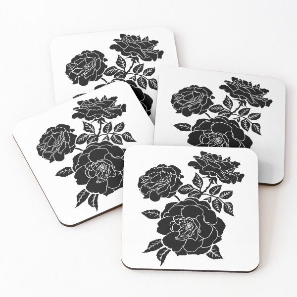 Item preview, Rose in black motif 1 designed and sold by vio4green.