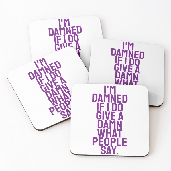 Item preview, I'm damned if I do give a damn what people say - Lavender Haze by Taylor Swift designed and sold by sorciere-bleue.