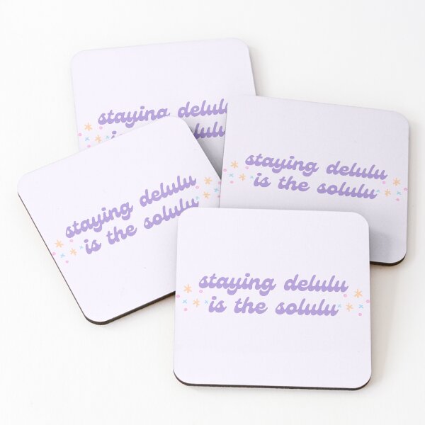 Item preview, staying delulu is the solulu meme designed and sold by mooneko.