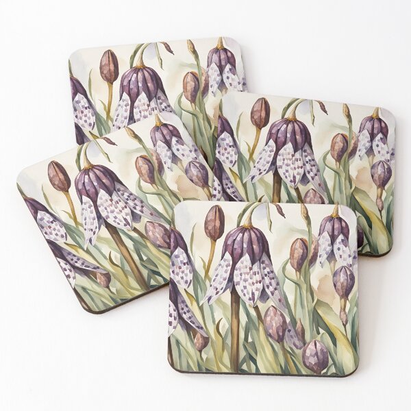 Item preview, Snake's-head fritillary (Fritillaria meleagris) - British Wildflowers designed and sold by Country-Artist.