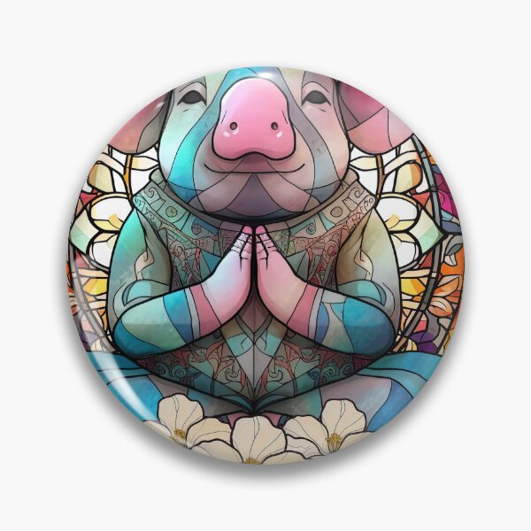 Artikelvorschau, Buntglas-Tier-Yoga, Yoga-Tier-Geschenk, Yoga-Position entworfen und verkauft von danaJG.
