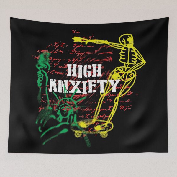 Item preview, High Anxiety Sketch Graffiti Graphic Design designed and sold by FriskySloths.