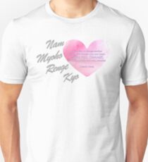 Nam Myoho Renge Kyo Heart Unisex T-Shirt
