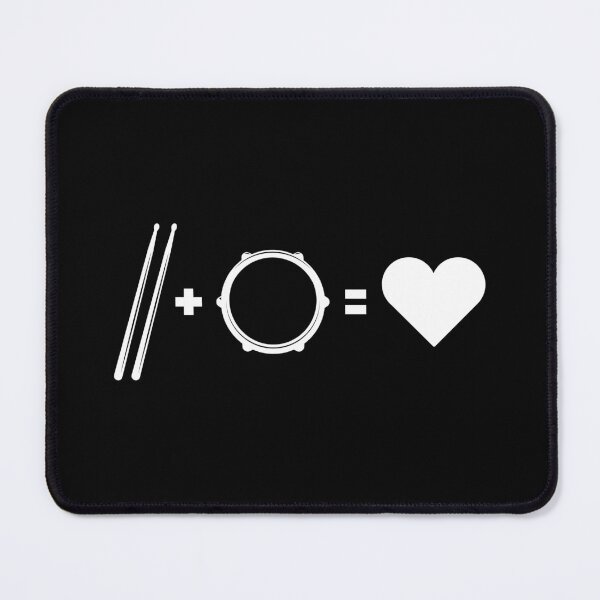 Item preview, Drumsticks Snare Heart Drum Love designed and sold by playloud.