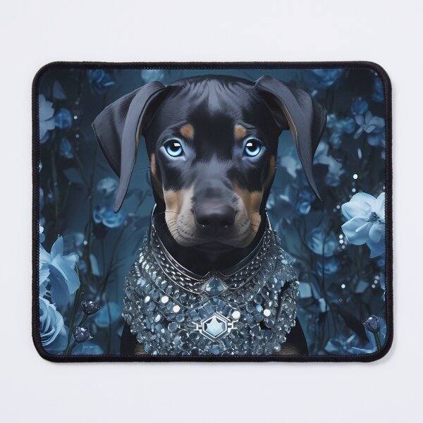 Item preview, Jewelled Doberman designed and sold by Nocturne Paws.