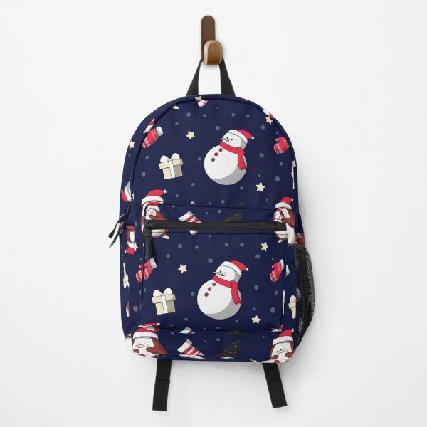 Item preview, Christmas Pattern with Snowman designed and sold by adamtepl.