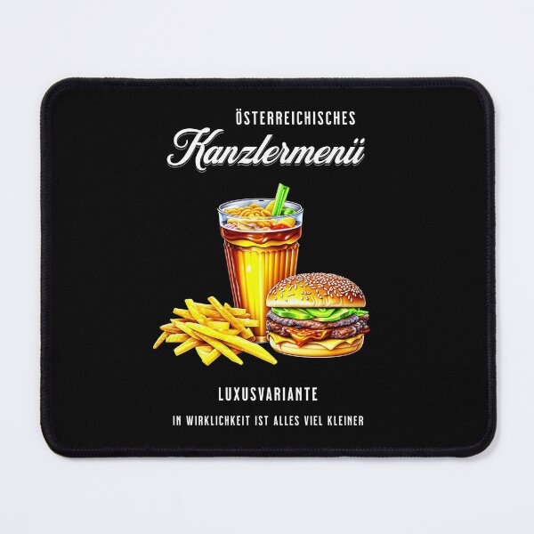 Item preview, Austrian Chancellor menu, saying in German - funny designed and sold by Pflugart.
