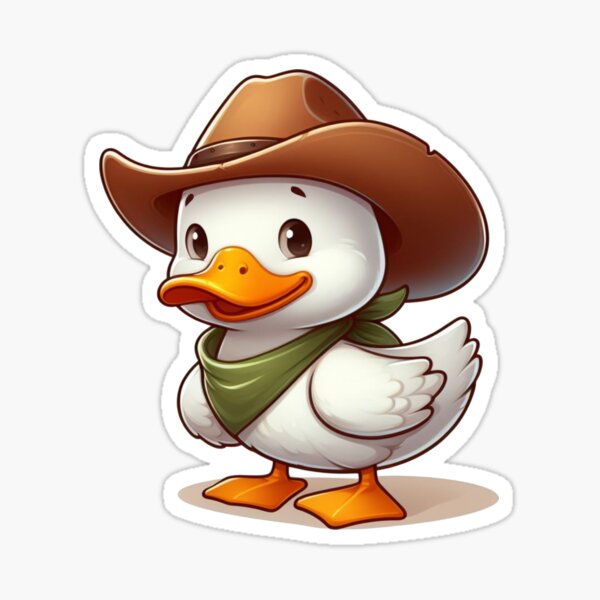 Aperçu de l'œuvre Canard de cow-boy créée et vendue par Mirabelle's.