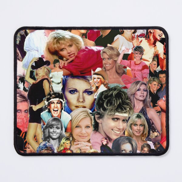 Item preview, Olivia Newton-John Collage - Designed by PopRetroDisco designed and sold by popretrodisco.