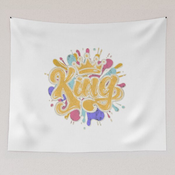Item preview,  King  splashes of paint designed and sold by unicornunicorn.