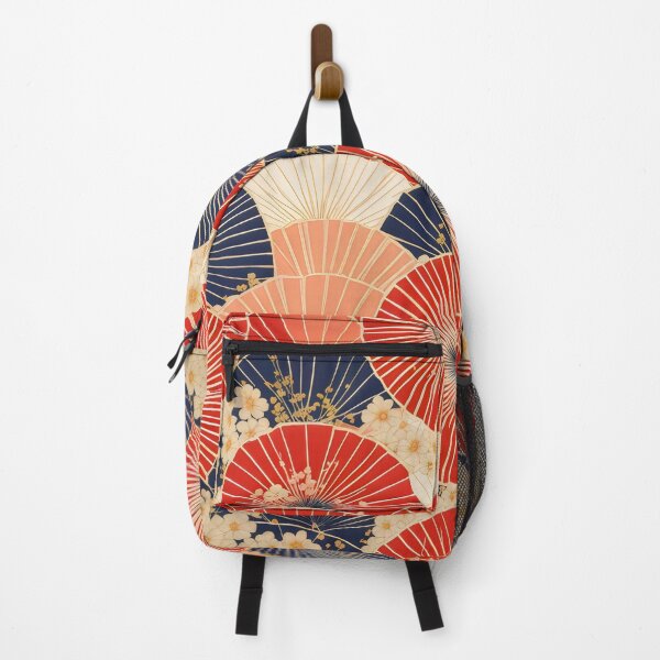 Item preview, Traditional Japanese Kimono Pattern, Umbrellas and Flowers designed and sold by patterncrow.