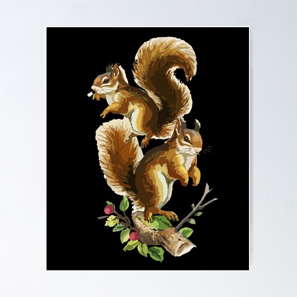 Item preview, Group of squirrels  designed and sold by bvdesignart.