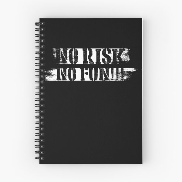 Item preview, No Risk No Fun Quote Typography Graffiti designed and sold by FriskySloths.