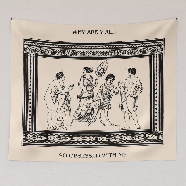 Item preview, Why are you so obsessed with me? Memes designed and sold by TheLocoShop.