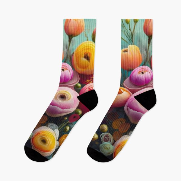Item preview, logo design illustration flowers yellow pink green blue vivid, wildlife photography, conceptual art, fashion, photography, 3D render designed and sold by gulka8.