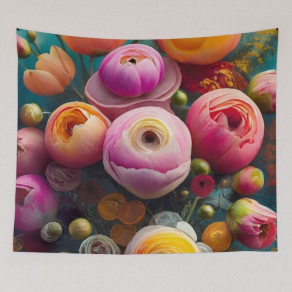 Artikelvorschau, Logo-Design-Illustration Blumen gelb rosa grün blau lebendig, Tierfotografie, Konzeptkunst, Mode, Fotografie, 3D-Rendering entworfen und verkauft von gulka8.