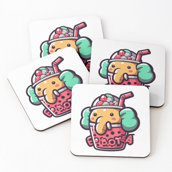 Item preview, Boba Tea Elephant  designed and sold by adrianclabass.
