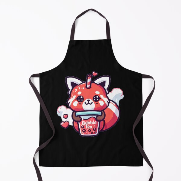 Item preview, Bubble Tea Cute Red Panda designed and sold by adrianclabass.