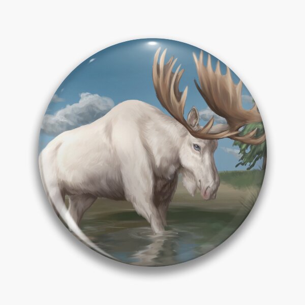 Item preview, Albino White Bull Moose designed and sold by Modsecai.