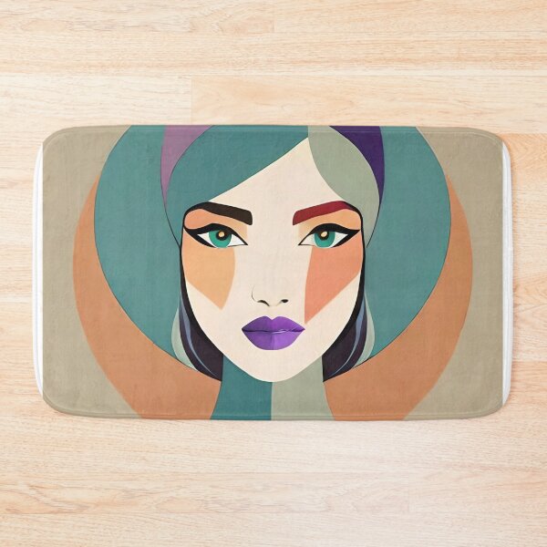 Item preview, Beautiful woman's face with geometric lines  designed and sold by fotofeast.