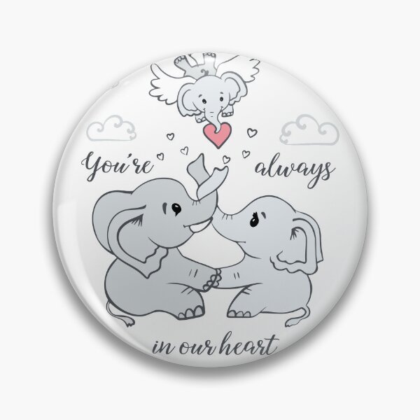 Item preview, Elephant Baby Loss Miscarriage Keepsake Gift Elephant Baby Mommy Daddy Early Pregnancy Loss, Bereavement Gift   designed and sold by adlydesigns.