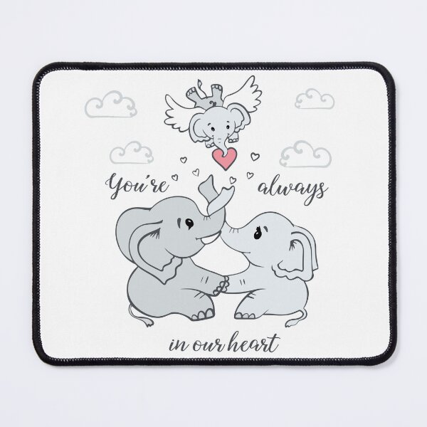 Item preview, Elephant Baby Loss Miscarriage Keepsake Gift Elephant Baby Mommy Daddy Early Pregnancy Loss, Bereavement Gift   designed and sold by adlydesigns.