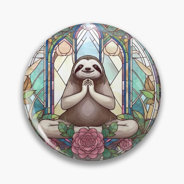 Artikelvorschau, Buntglas-Tier-Yoga, Yoga-Tier-Geschenk, Yoga-Position entworfen und verkauft von danaJG.