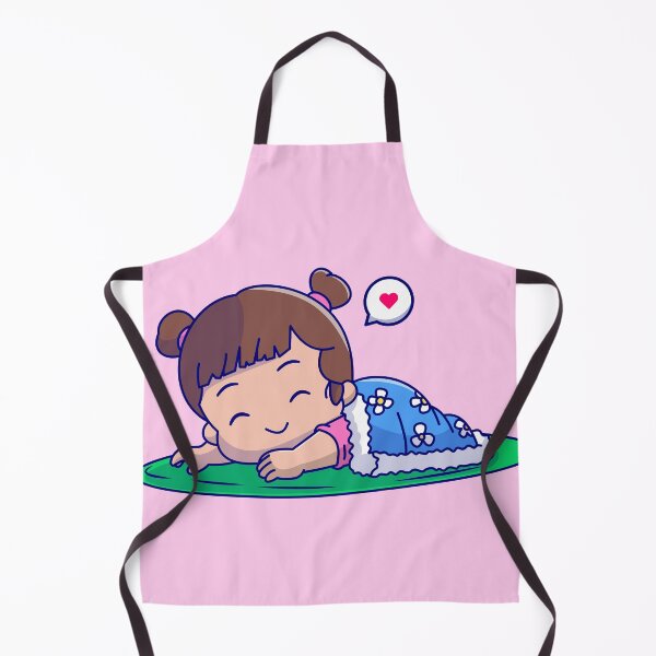 Item preview, Sweet Dreams: Cute Girl Sleeping with Blanket Cartoon Vector Icon Illustration designed and sold by hjian8219.