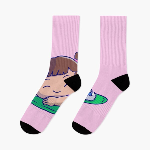 Item preview, Sweet Dreams: Cute Girl Sleeping with Blanket Cartoon Vector Icon Illustration designed and sold by hjian8219.