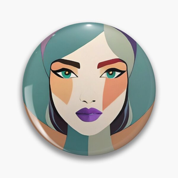 Item preview, Beautiful woman's face with geometric lines  designed and sold by fotofeast.