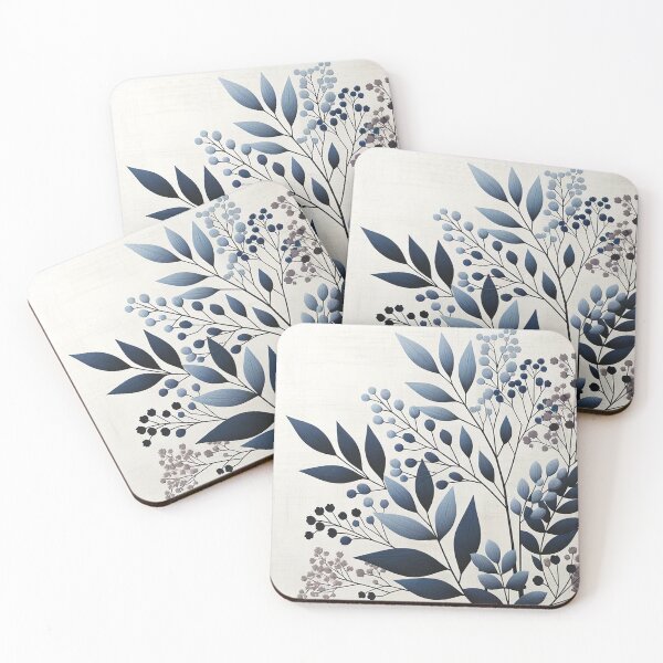 Item preview, Indigo Botanical Elegance - Farmhouse Modern Wall Art designed and sold by MellowLazy.