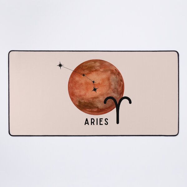 Item preview, Aries Zodiac Sign Planet Mars designed and sold by mooneko.