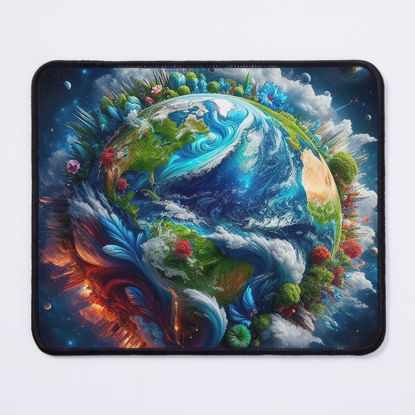 Item preview, Cosmic Oasis: Earth's Splendor designed and sold by TextileTrove.