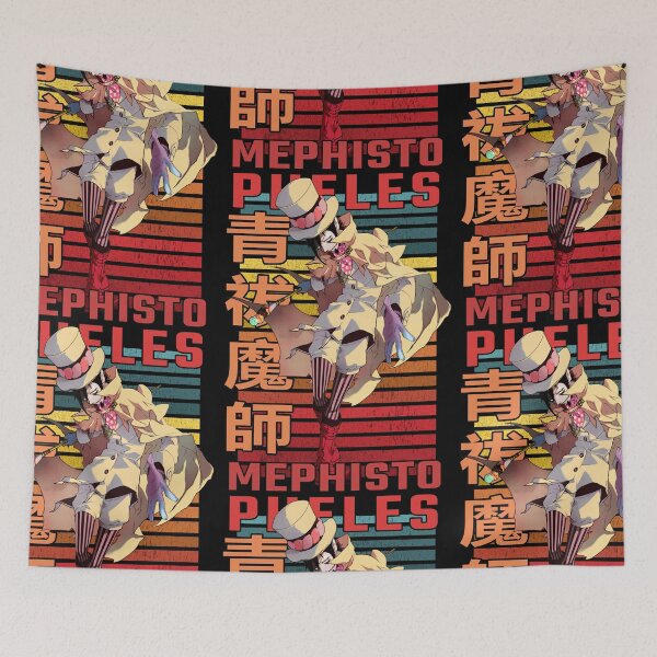 Item preview, Mephisto Pheles Blue Exorcist Retro Anime Design  designed and sold by Wafusaurus.