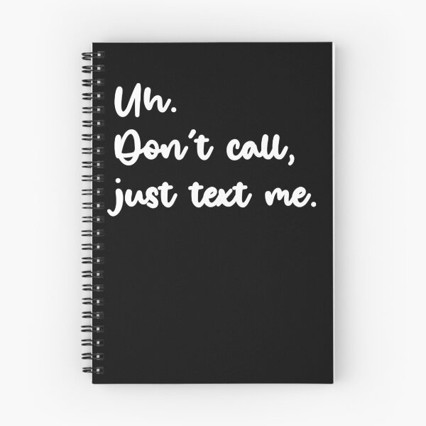 Item preview, JUST TEXT ME White designed and sold by Unmoosual.