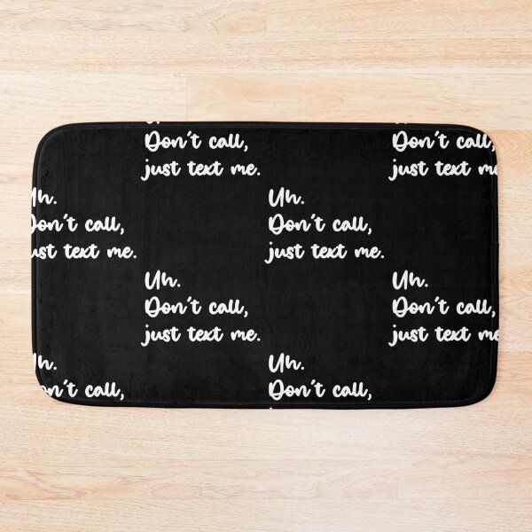 Item preview, JUST TEXT ME White designed and sold by Unmoosual.