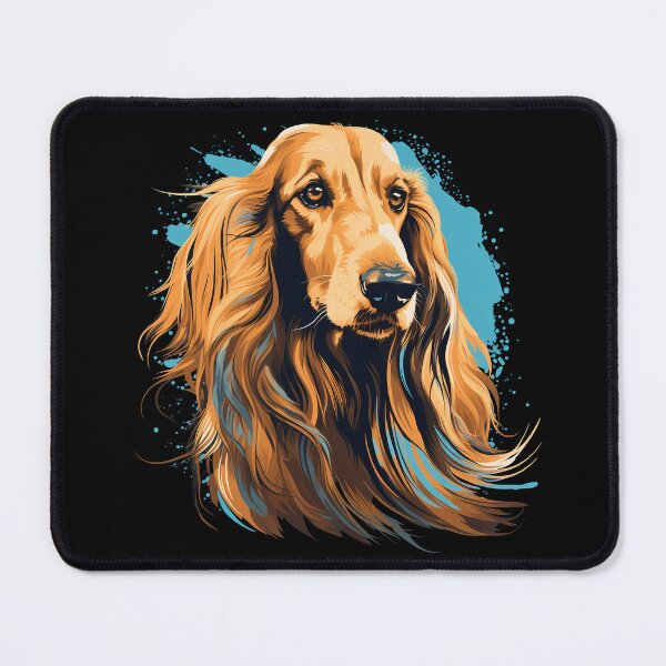 Item preview, Cute Afghan Hound dog illustration, sighthound breed designed and sold by NBSStore.