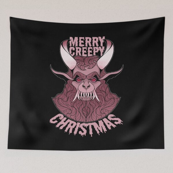 Item preview, Merry Creepy Christmas | Krampus Demon Folklore designed and sold by ObsidianDaz.