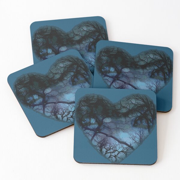 Item preview, Dark Heart Forest Gaze | Gothic Tree & Blue Eyes Graphic  designed and sold by DopeStick.