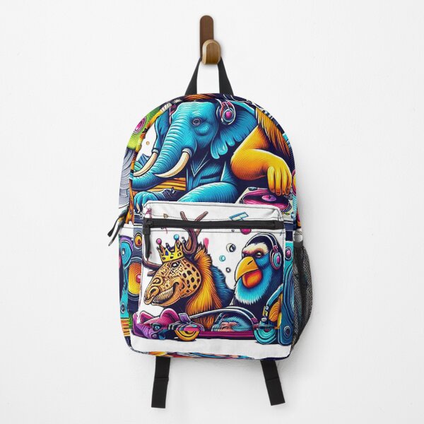 Item preview, Animals Groove: DJ Party designed and sold by TextileTrove.