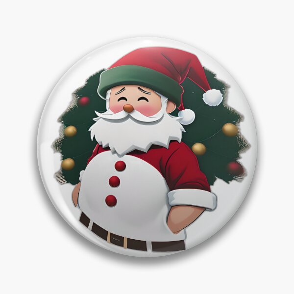Item preview, Santa's Happiness Badge designed and sold by Pamilya.