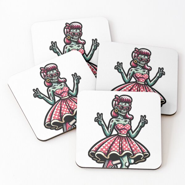 Item preview, Zombie Rockabilly Pinup designed and sold by SRZT.