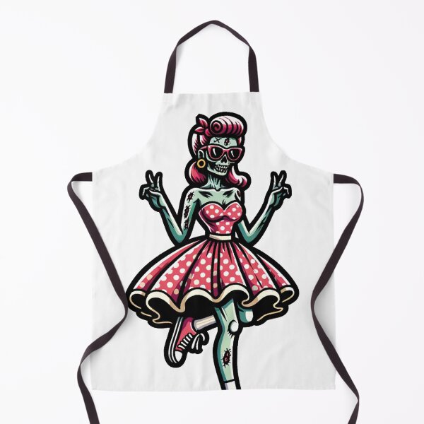 Item preview, Zombie Rockabilly Pinup designed and sold by SRZT.